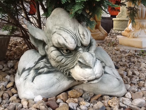 Steinfigur gargoyle - steinfigur, "gargoyle"