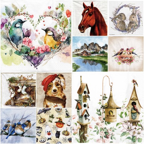 Servietten für decoupage - servietten,