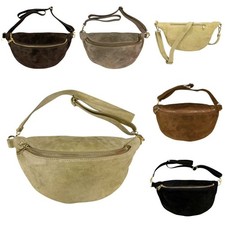 Bauchtasche aus echtes leder - echtes,