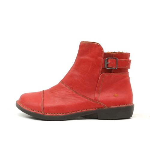 Art damen stiefelette rot - damen,