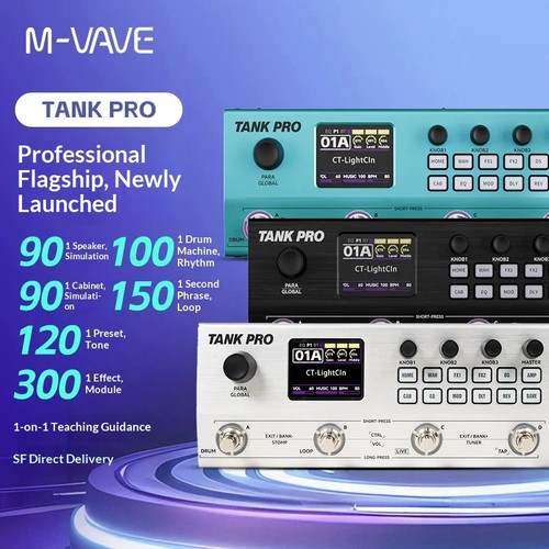 Vave tank pro guitar - m-vave, tank-pro