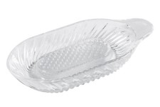 BORGONOVO Glasreibe Apfelreibe  OBSTREIBE GLAS OVAL - 801718  -