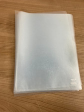 20 Stück Sichthülle A4, genarbt  farblos Meto  Esselte 54832  o. + seitli. offen