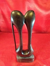 Alte Abstrakte Holz Skulptur