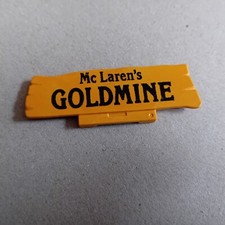 Playmobil Mc Laren's Goldmine (3802) Schild