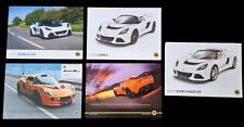 5x LOTUS EXIGE Prospekt Brochure Sheet Sammlung 80