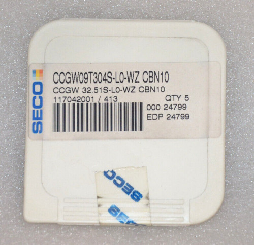 Seco wendeplatten - 5x,
