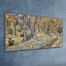 Druck auf Glas Wandbild Glasbilder 120x60 Die Straßenbauer