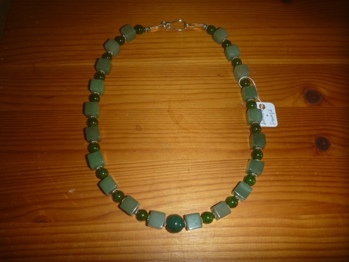 Aventurin/Smaragd-Kette