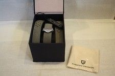 WILDLEDERARMBAND 22 MM FÜR TAG HEUER UHREN MIT FALTSCHLIESSE + 2 ARMBAND IN GRAU