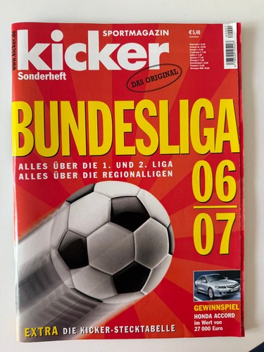 Kicker sonderheft bundesliga - sonderheft,