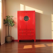 Antiker chinesischer Hochzeitsschrank Schrank #M-HOC-YA03
