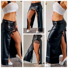 ꧁ Sexy Kunstleder Rock der