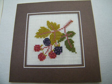 Kreuzstich Stickbild Blumen