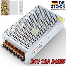 AC /DC Einbaunetzteil Schaltnetzteil Netzteil Adapter 110/220V auf 24V 10A 240W