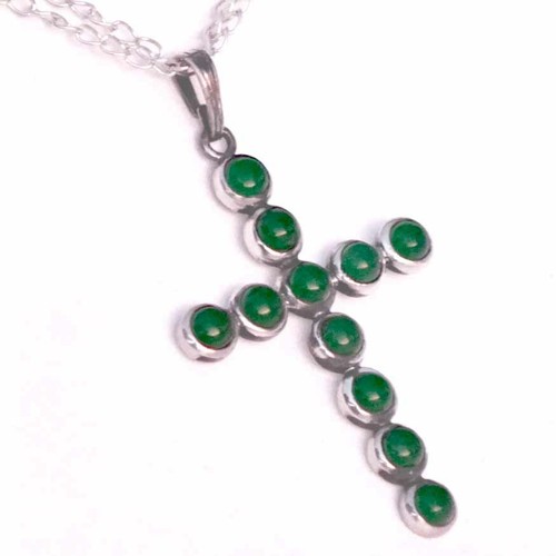 Vintage jade 70er anhänger - jade,