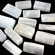 1 kg Selenit Kristalle roh