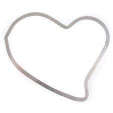 25 Serviettenringe Streudeko Herz Metall silber ca. 6cm Hochzeit Feier Tischdeko