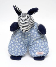 SIGIKID Zebra Safari blau Herzen Stofftier 45290