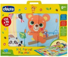 Krabbeldecke Spieldecke Chicco 00007945000000 Waldtiere, XXL 140x90xm NEU