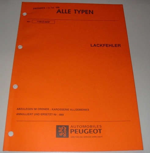 Werkstatthandbuch peugeot - werkstatthandbuch,