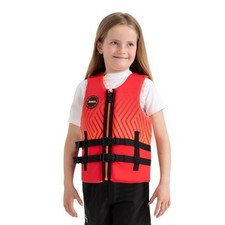 JOBE Neopren Vest Kids Kinder Schwimmweste Youth Neoprenweste Schwimmhilfe red