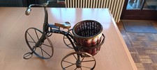 Deko Fahrrad mit Korb, Metal 48x36x12 cm Retro