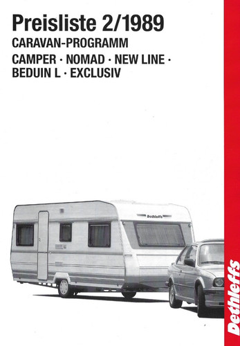 Dethleffs wohnwagen 1989 - ,