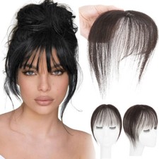 100% Echthaar 3D Air Bangs