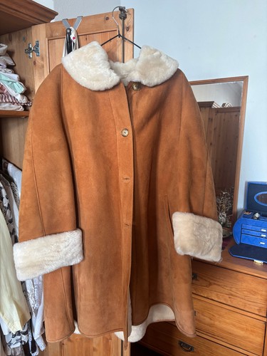 Eleganter shearling mantel - eleganter,