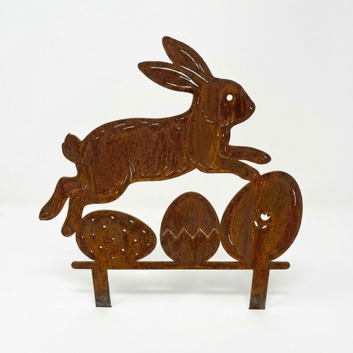 Osterhase springend über