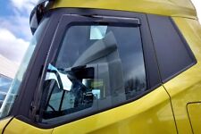 Set L/R Windabweiser Fenster Schwarz Regen Wind Sonne für  DAF XG 2023+ LKW