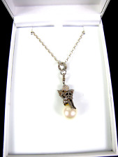 Thomas Sabo XXL Kette 70 cm mit Peace Engel auf Perle ca. 3.5 cm 925er Silber