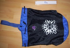 Spirit of Sports Seesack Umhängebeutel Trainingssack blau  schwarz  silber