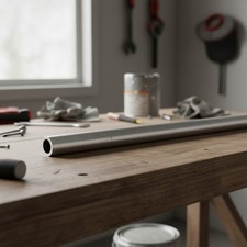 Aluminium Rohr 400mm 25mm