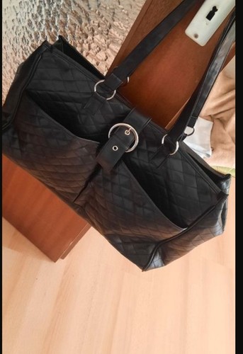 Tasche schwarz groß signature - tasche,