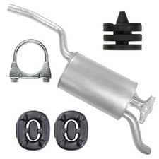 Endschalldämpfer Auspuff Endtopf Mercedes 200D 230 250D W124 C124 2.0D 2.0i 2.5D