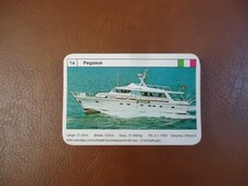 Quartett Kartenspiel Motoryachten von ASS