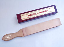 Rasiermesser Juchten SPEZIAL Stossriemen mit Filz Razor Strop, Cuir a Rasoir !