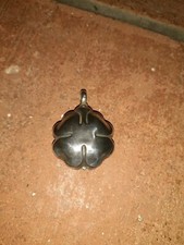 Kinder Rassel Taufgeschenk Godengeschenk Patengeschenk Kleeblatt .835 Silber