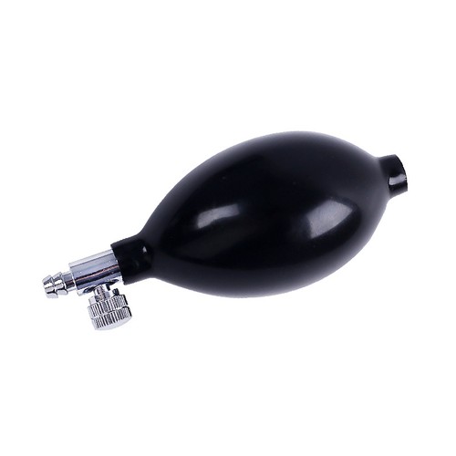 Black manual air pump - black,
