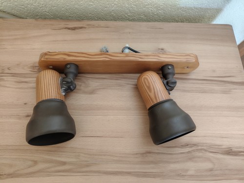 Alte deckenlampe holz - alte,