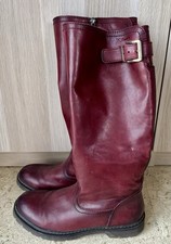 wie neu - Lederstiefel Damen