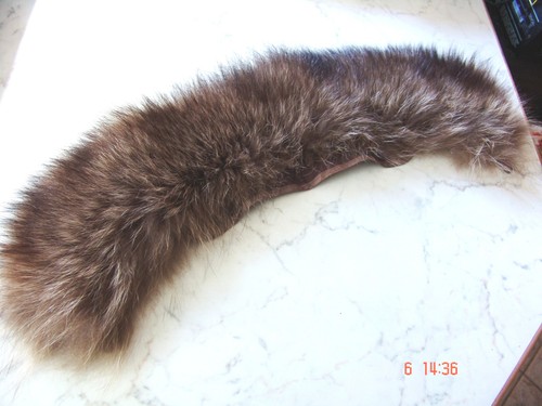 Silberfuchs pelzkragen echtes - pelzkragen,