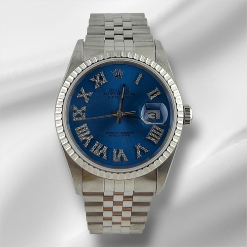 Rolex 36mm datejust stahl - rolex,