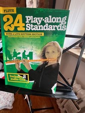 Querflöte Spielheft 24 Play-along Standards Inkl. 2 Audio CDs NEU