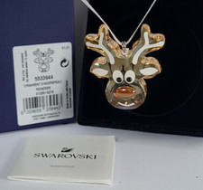 Swarovski Lebkuchen Rentier Ornament Gingerbread Reindeer Rentier 5533944 OVP