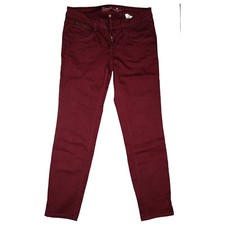 Tom Tailor Carrie Damen Jeans Hose stretch Slim mid Rise Zip 38 M W29 L30 lila
