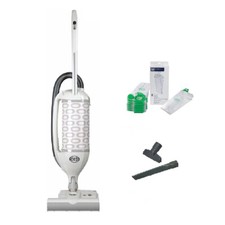 SEBO Staubsauger Felix 1 White 90802SE Elektroteppichbürste, 8 Staubtüten gratis
