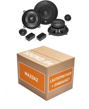 Lautsprecher Boxen vorne Hifonics VX5.2E für Mazda3 Typ BL 2x Tief-Mitteltöner 2